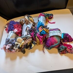 Colorful Wool Yarn Bundle 430 Grams